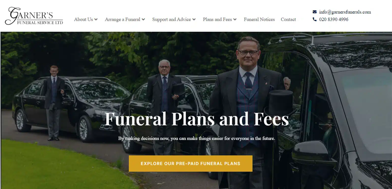 Garner’s Funeral Service